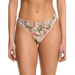 Hanky Panky Printed Signature Lace Original Rise Thong French Garden Sale