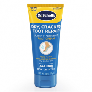 Dr. Scholl's Dry, Cracked Foot Repair Ultra-Hydrating Foot Cream Moisturizer, 3.5 oz @ Amazon