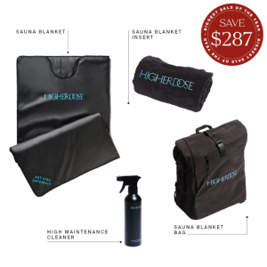 HigerDOSE 红外线桑拿毯套装（含红外线桑拿毯+内衬+收纳袋+保养清洁剂）