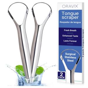 ORAVIX Tongue Scraper (Pack of 2) @ Amazon