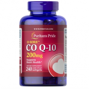 Puritan's Pride CoQ10 200mg, Supports Heart Health, 240 Rapid Release Softgels @ Amazon