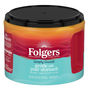 Folgers Simply Smooth Ground Coffee, Mild Roast, 27 Ounces @ Amazon