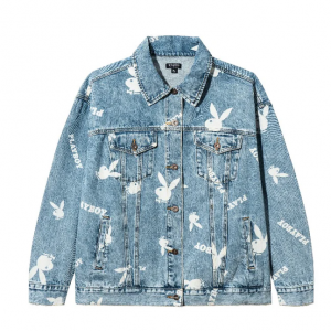 Playboy Women's Playboy Bunny Denim Jacket