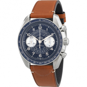 33% Off Omega Speedmaster Chronograph Hand Wind Blue Dial Men's Watch @ JomaShop