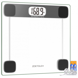 ZOETOUCH Body Weight Digital Bathroom Scale, 400lbs @ Amazon