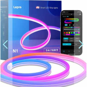 Lepro N1 AI Smart RGB Rope Lights with IC Insert for $49.99 @Lepro