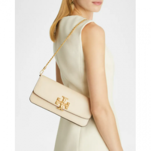 Tory Burch Eleanor Flap Leather Clutch Bag @ Neiman Marcus