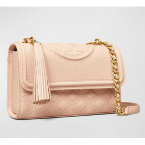 Tory Burch Fleming Small Convertible Leather Shoulder Bag