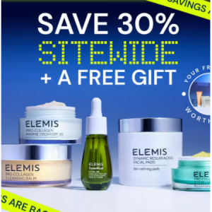 Black Friday is Back - 30% Off Sitewide + Free 5-Pc. Gift (Worth $161) @ Elemis 