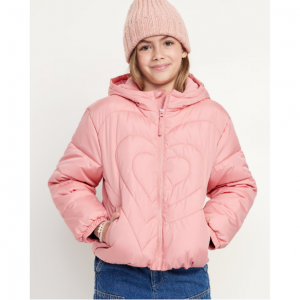 Old Navy Water-Resistant Quilted Puffer Jacket for Girls 羽絨夾克