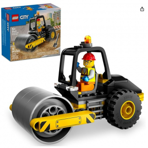 LEGO 城市建设压路机玩具套装 60401 @ Amazon，适合5 岁及以上孩子