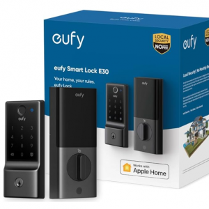 41% off eufy Smart Lock E30, Fingerprint Keyless Entry Door Lock with Apple Home Ecosystem @Amazon