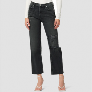 52% Off Remi High-Rise Straight Crop Jean @ Hudson Jeans