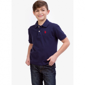 BOYS SOLID PIQUE POLO SHIRT