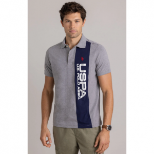 USPA COLOR BLOCK JERSEY POLO SHIRT