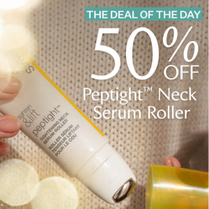 Today Only! 50% Off Peptight™ Tightening Neck Serum Roller @ Strivectin