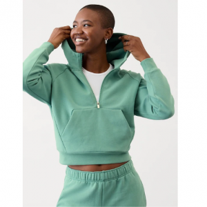 Athleta Easy Fleece 1/2 Zip Hoodie 連帽衛衣
