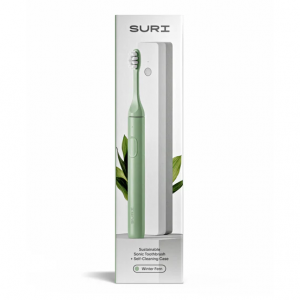 SURI Electric Toothbrush Winter Fern and UV Travel Case each @ Planet Organic