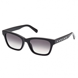 Swarovski Shiny Black Rectangle w/ Gradient Lens @ Eyedictive