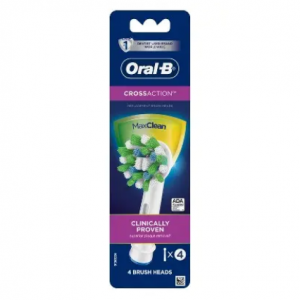 新品 - Oral-B Cross Action 电动牙刷替换刷头 - 4支 @ Secondipity