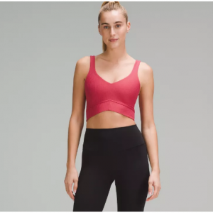 49% Off V-Cut Yoga Tank Top Grid Texture Light Support, A/B Cup @ lululemon NZ 