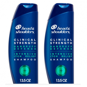 Head & Shoulders Clinical Strength Dandruff Shampoo 13.5 Fl Oz Each, 2 Pack @ Amazon