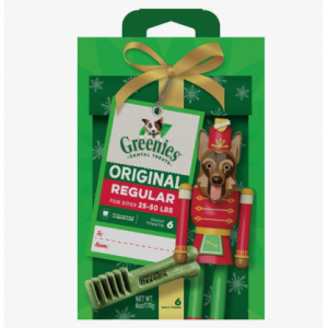Greenies 牙齿保健狗狗零食节日限定礼盒6个装