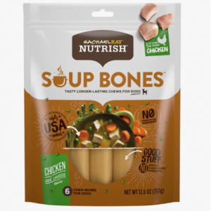 Rachael Ray 骨头鸡肉和蔬菜味营养汤, 12.6-oz/袋