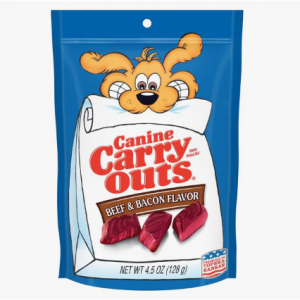 Canine 牛肉培根味狗零食 4.5-oz/袋