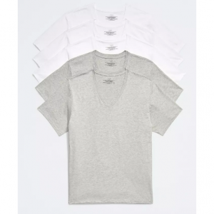 70% OFF Calvin Klein Cotton Classics 5-Pack V-Neck T-Shirt @ Calvin Klein