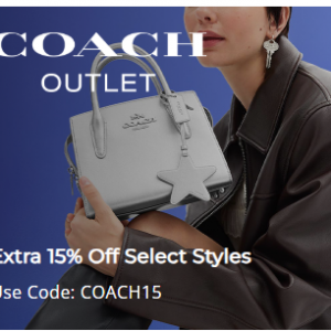 SHOP SIMON - Extra 15% Off Select Coach Outlet Styles 