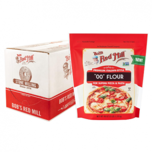 Bob's Red Mill 00 Pizza Flour, Premium Italian Style - 3 Pound (Pack of 4) @ Amazon