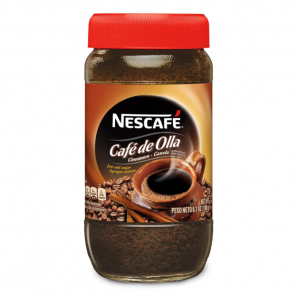 NESCAFE Cafe de Olla, Cinnamon Flavored Instant Coffee, 6.7 oz. Jar @ Amazon