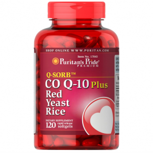 Puritan's Pride Q-Sorb™ Coenzyme CoQ10 Dietary Supplement, 120 Rapid Release Softgels @ Amazon