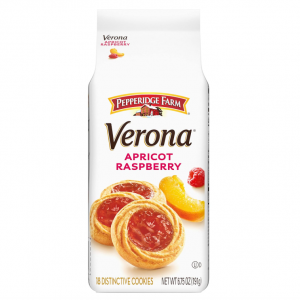 Pepperidge Farm Verona Apricot Raspberry Thumbprint Cookies, 6.75 oz. Bag @ Amazon