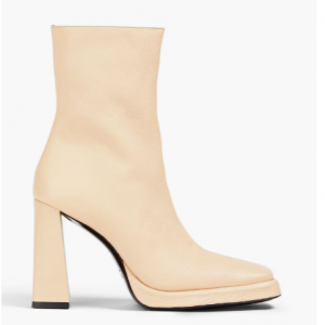 75% Off By Far Vanya Pebbled-leather Ankle Boots @ THE OUTNET APAC