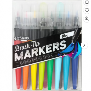 50% off ArtSkills Artist Brush Tip Markers, Art Markers for Drawing and Lettering @Walmart