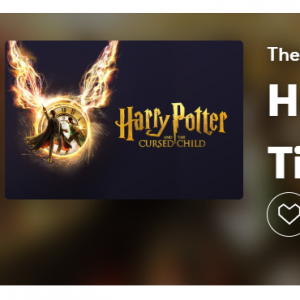 Harry Potter and the Cursed Child Chicago tickets from $45.50