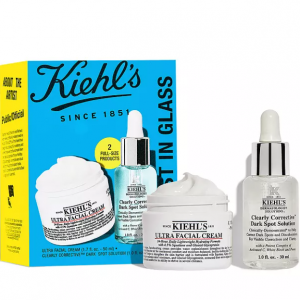 Kiehl's 高保湿面霜+美白淡斑精华套装  ($104 value)