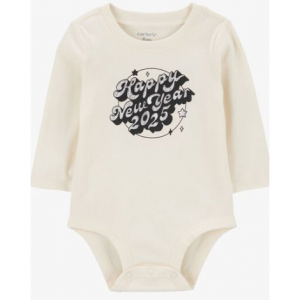 婴儿2025新年长袖包屁衣