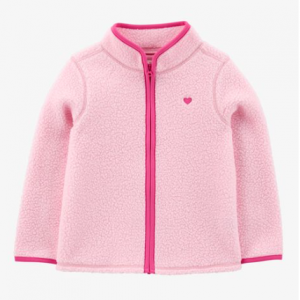 幼儿四分之一拉链微绒套头衫