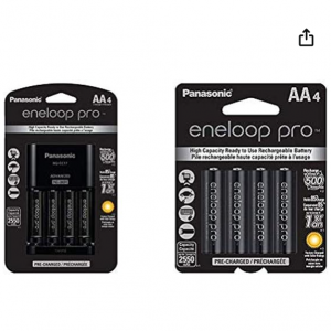 53% off Panasonic eneloop pro Rechargeable Battery Charger Bundle @Amazon