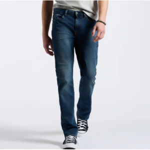 Buffalo David Bitton Straight Six Men's Freedom Flex Jeans in Dark Sanded Blue - BM22946 牛仔褲