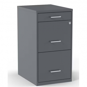 Staples 3-Drawer Mobile Vertical File Cabinet @ Staples, Lockable, 26.8"H x 14.3"W x 18.9"D