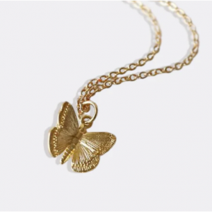 50% Off Butterfly Pendant Necklace @ Mint & Lily 