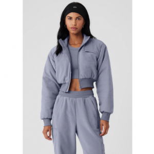 20% Off Polar Fleece Cropped Wintry Mix Jacket @ Alo Yoga