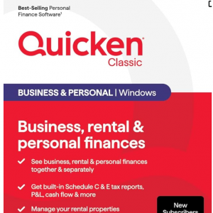 55% off Quicken Classic Business & Personal for New Subscribers| 1 Year @Amazon