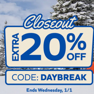 Steep and Cheap - Extra 20% Off Closeout Deals on DAKINE, Mountain Hardwear, Backcountry & More 