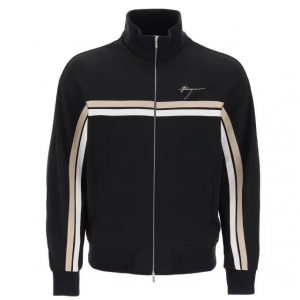 FERRAGAMO 'track sweatshirt with two-tone 拉链夹克