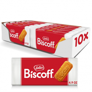 Lotus Biscoff Cookies, Caramelized Biscuit Cookies, 18 Cookies (Pack of 10) @ Amazon